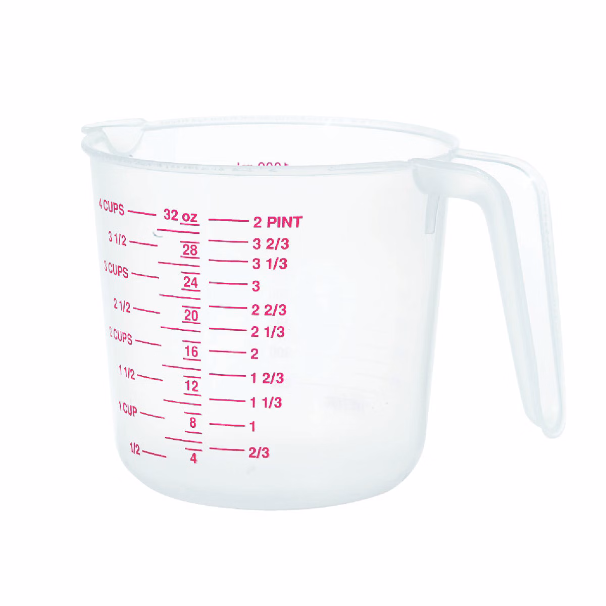 Norpro 4 Cup White Plastic Measuring Cup