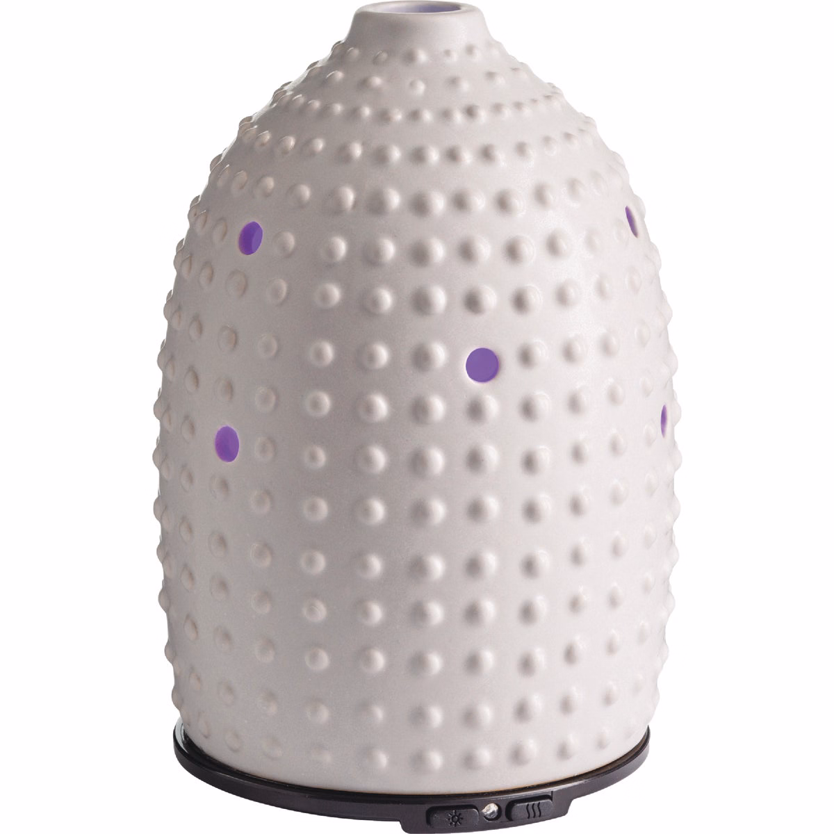 Candle Warmers Airome Ultra Sonic Essential Oil Diffuser – Gray Hobnail