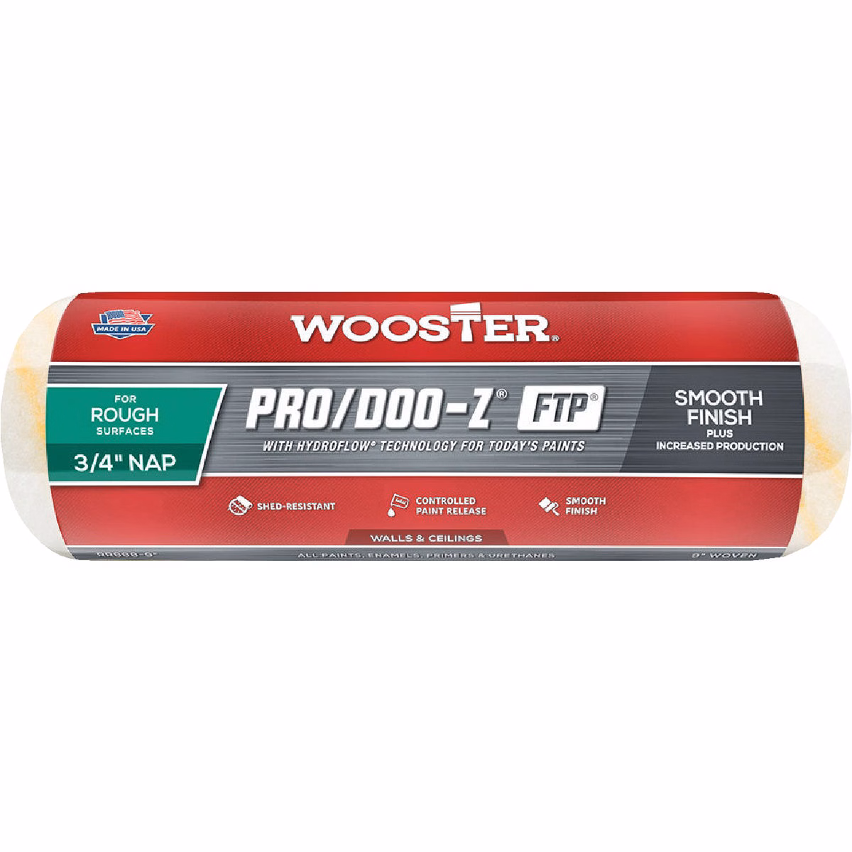 Wooster Pro/Doo-Z FTP 9 In. x 3/4 In. Woven Fabric Roller Cover