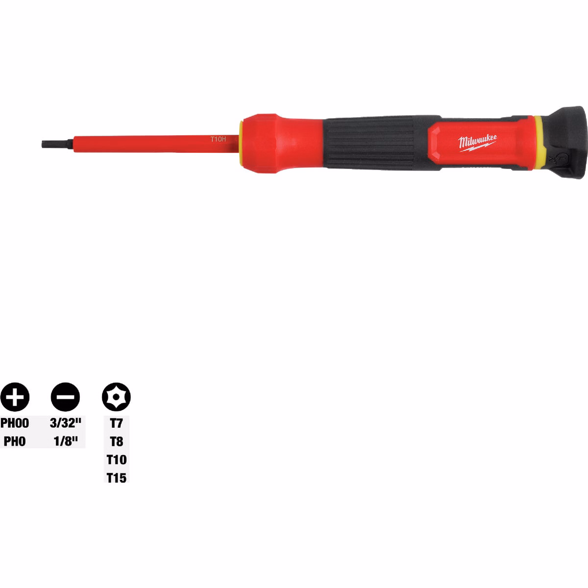 Milwaukee 8-In-1 1000V Insulated Precision Multi-Bit Screwdriver