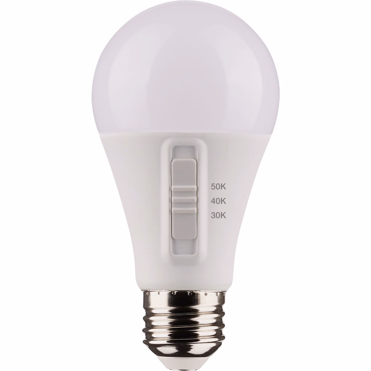 Satco 100W Equivalent 3CCT-Selectable A19 Traditional LED Light Bulb (4-Pack)