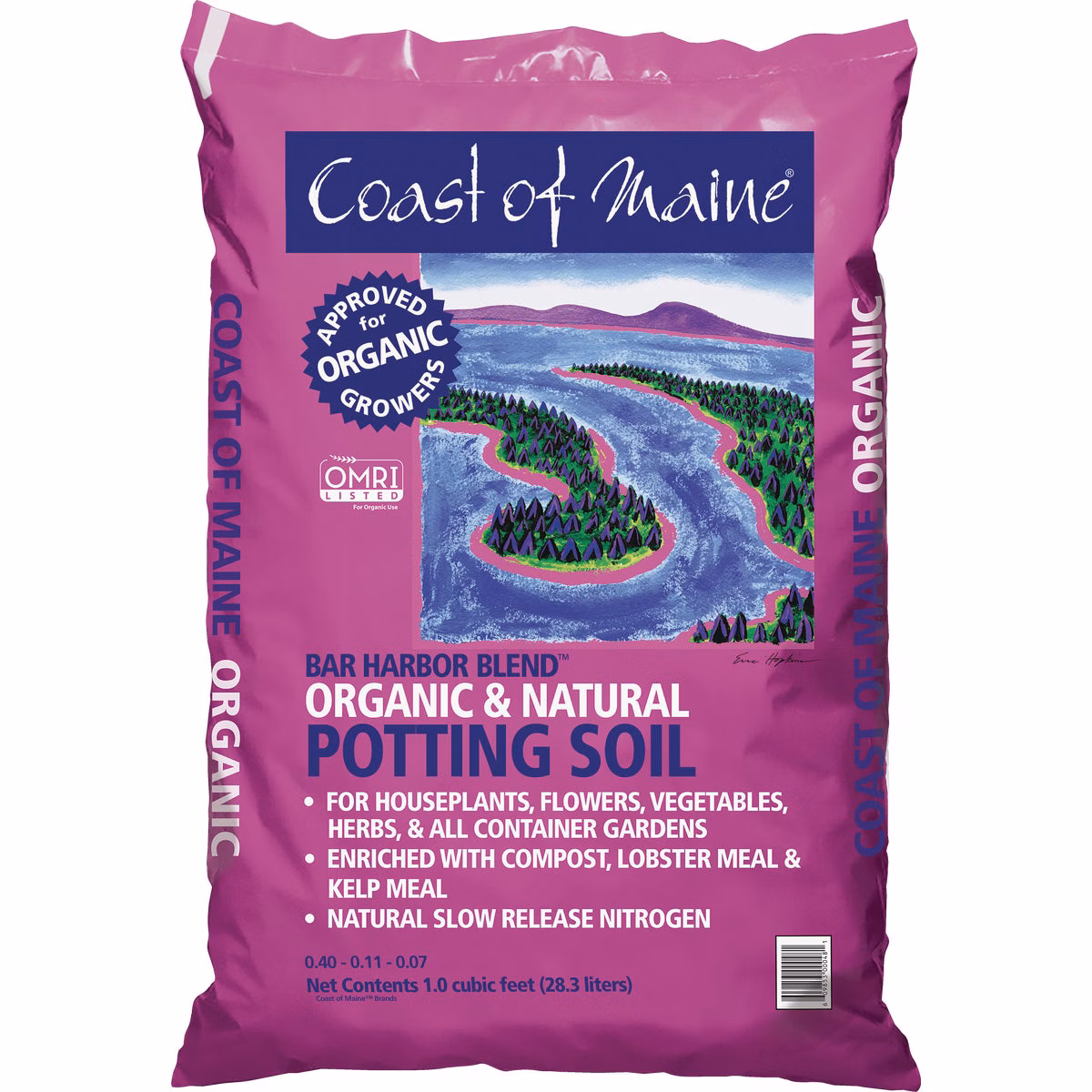 Coast of Maine Bar Harbor Blend 1 Cu. Ft. Organic Potting Soil