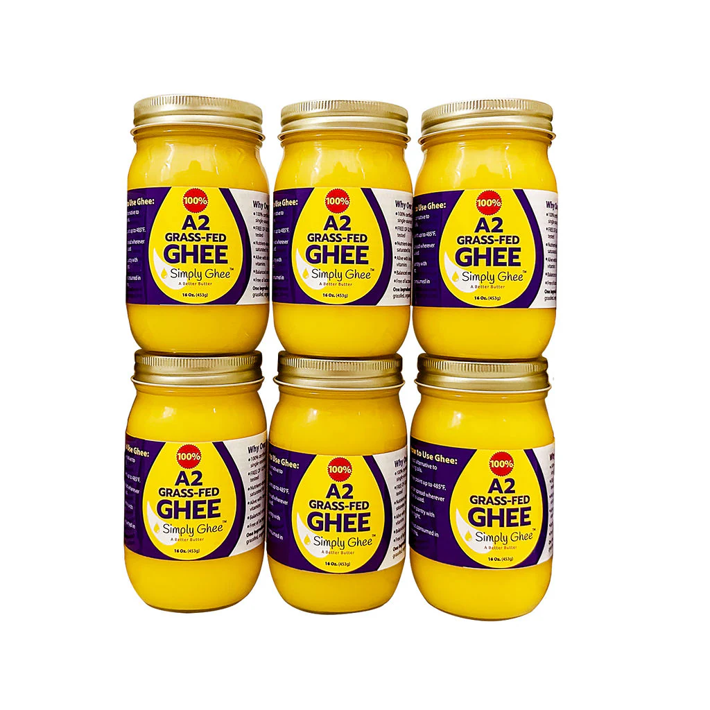 A2 Grassfed Non-GMO Ghee 16oz – Half Case of 6