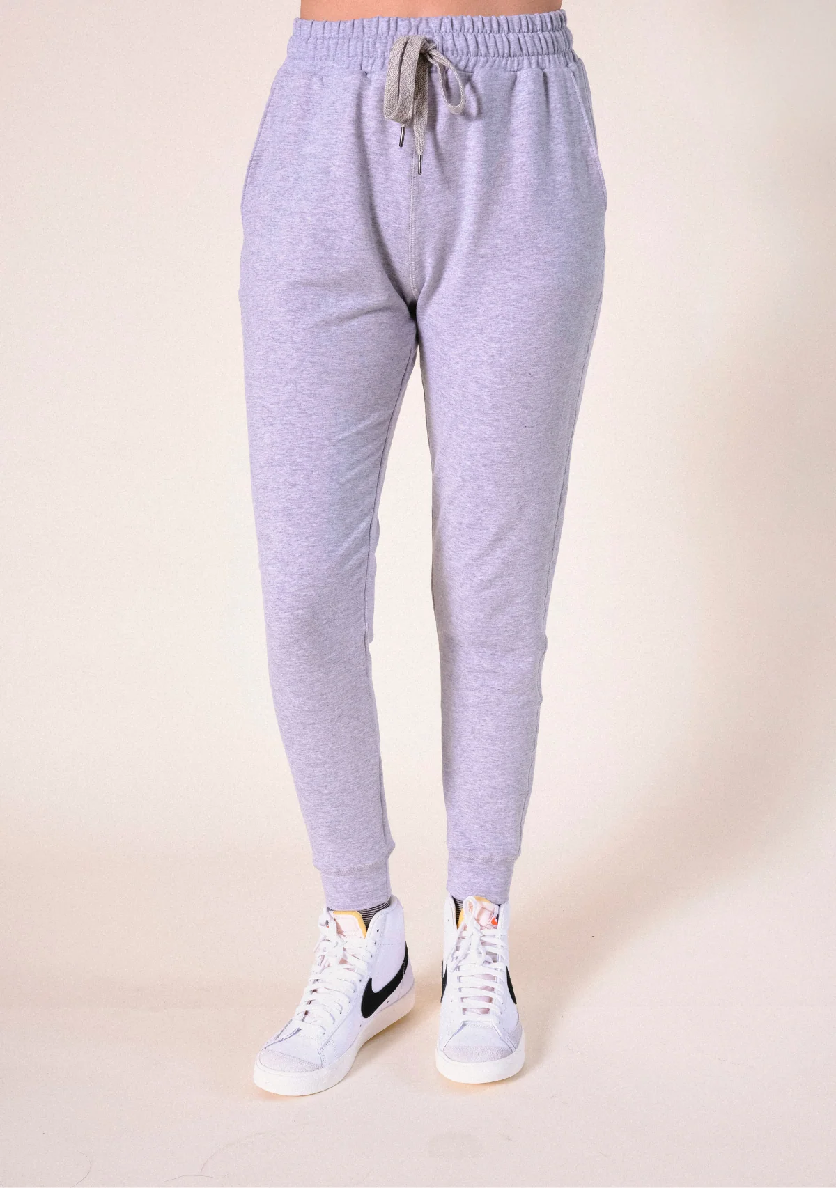 Agnes Organic Cotton + Tencel™ Jogger Pant – Heather Gray
