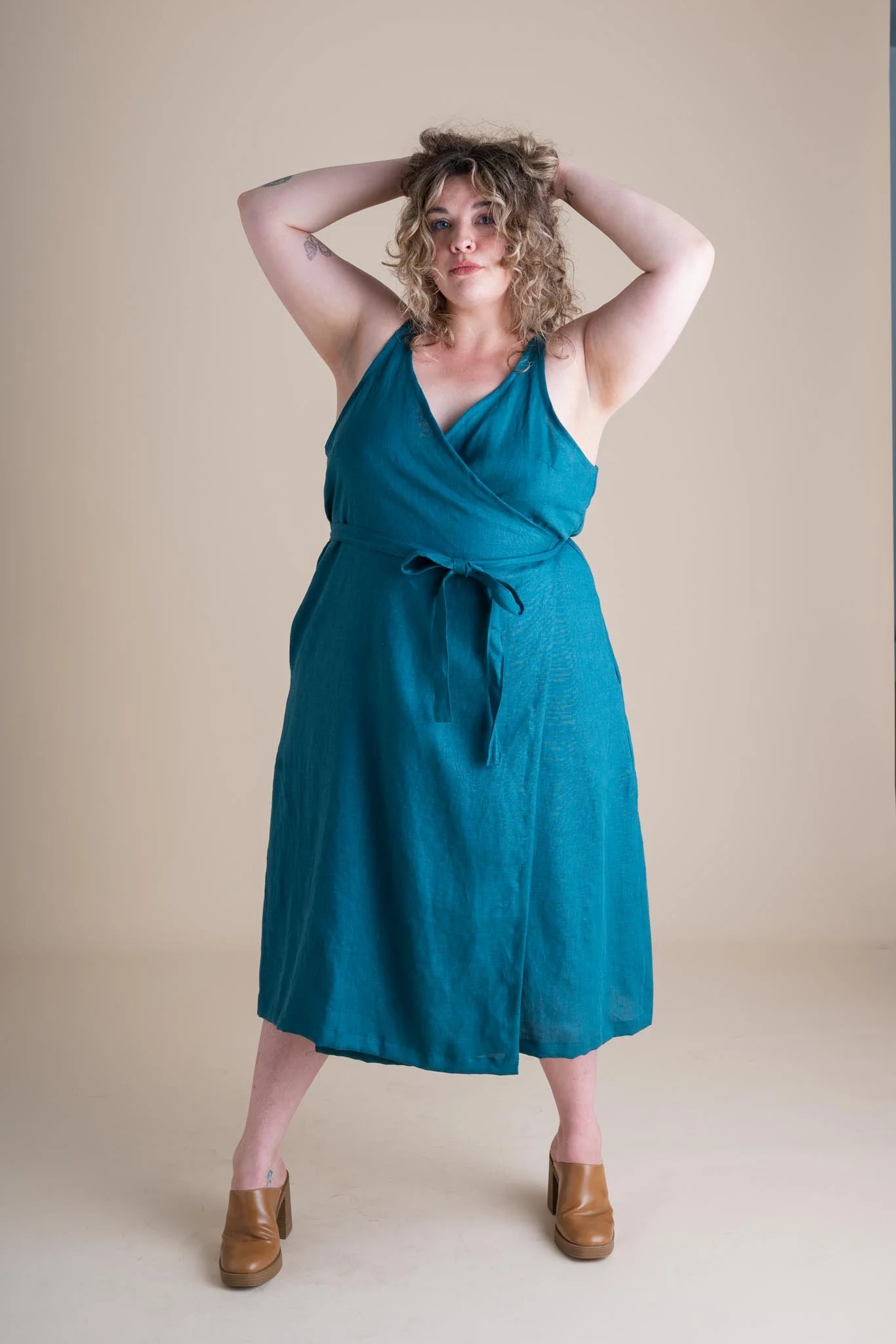 Rove Dress in Peacock