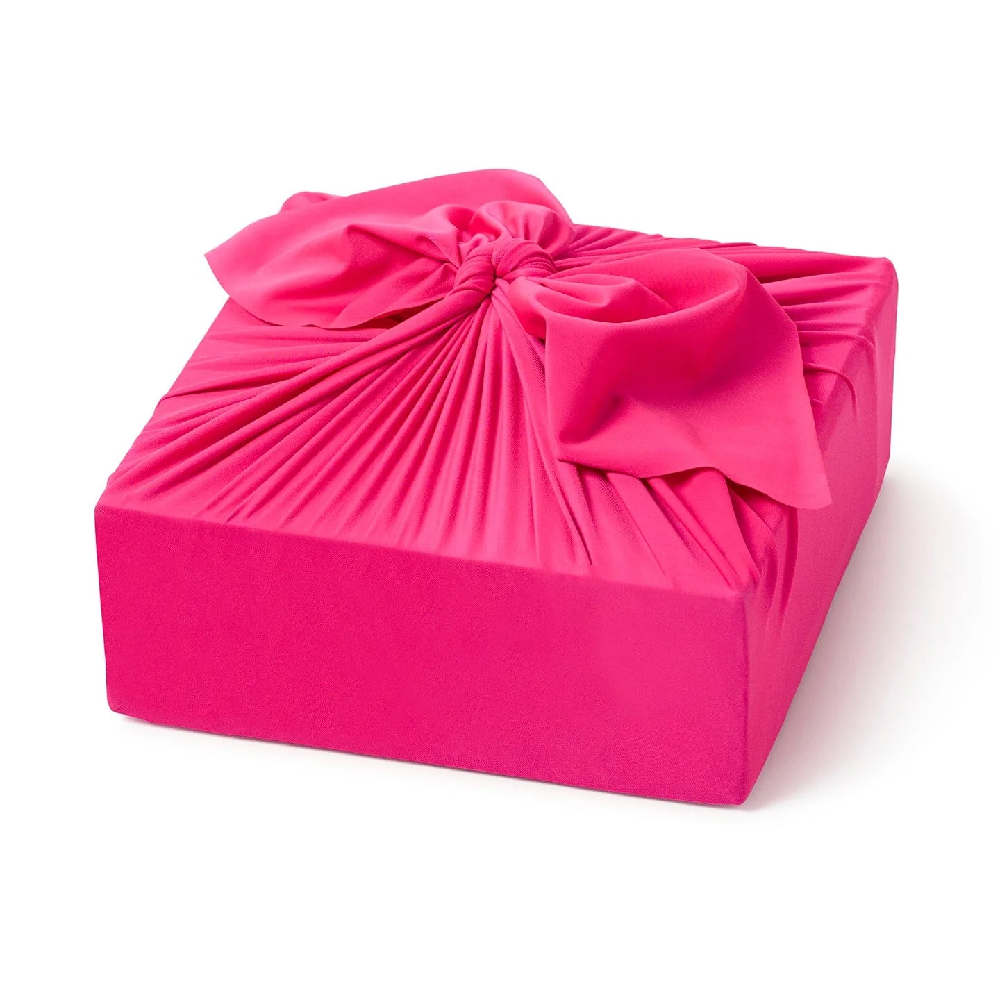 Large Reusable Cloth Furoshiki Gift Wrap | Hot Pink - Image 3