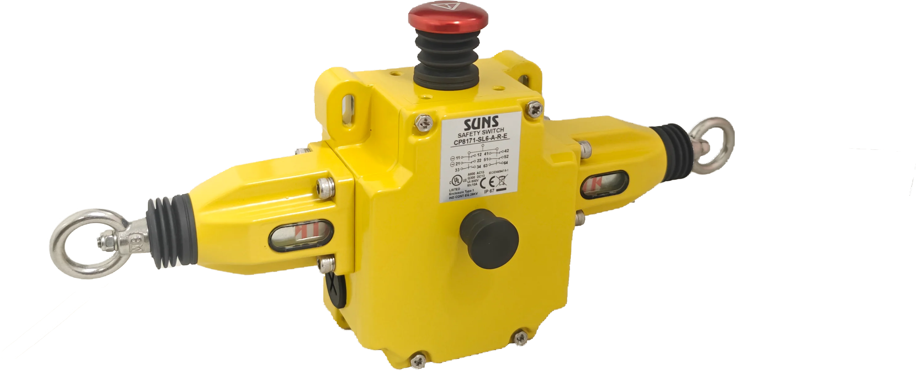SUNS CP8171-SL6-A-R-E Dual Cable Pull 2CPSA2A3 ER1032-042NEL XY2CE1A196H7