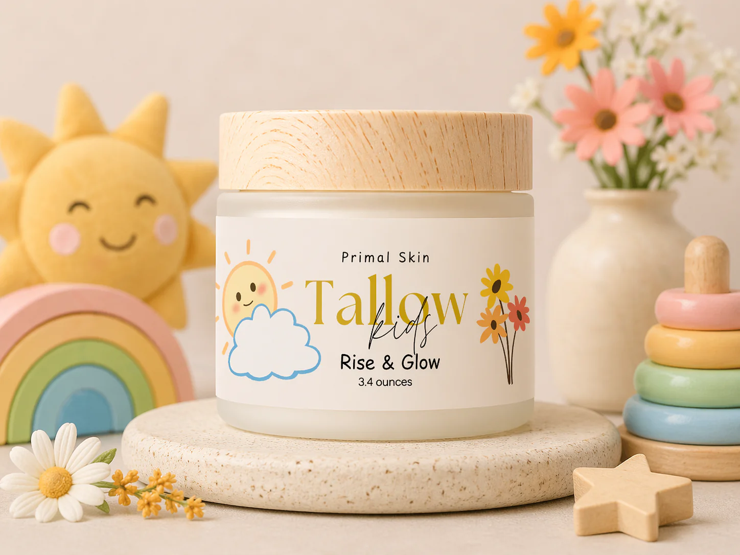 Rise & Glow Kids’ Non-Toxic Moisturizer
