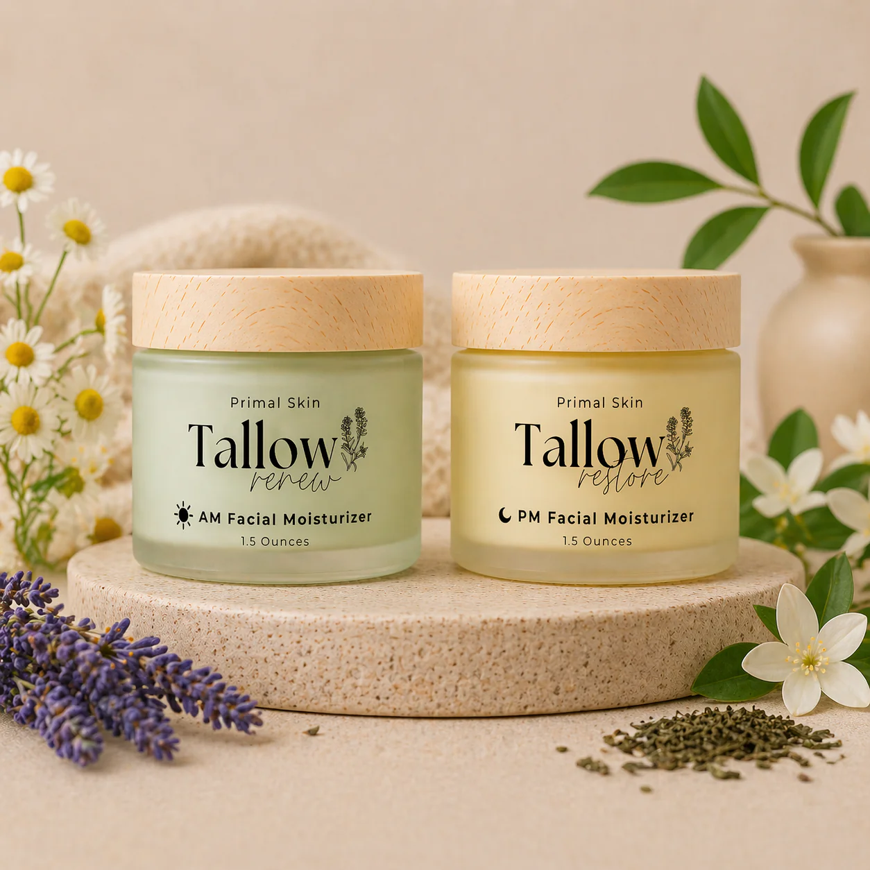 Tallow Face Moisturizer Duo