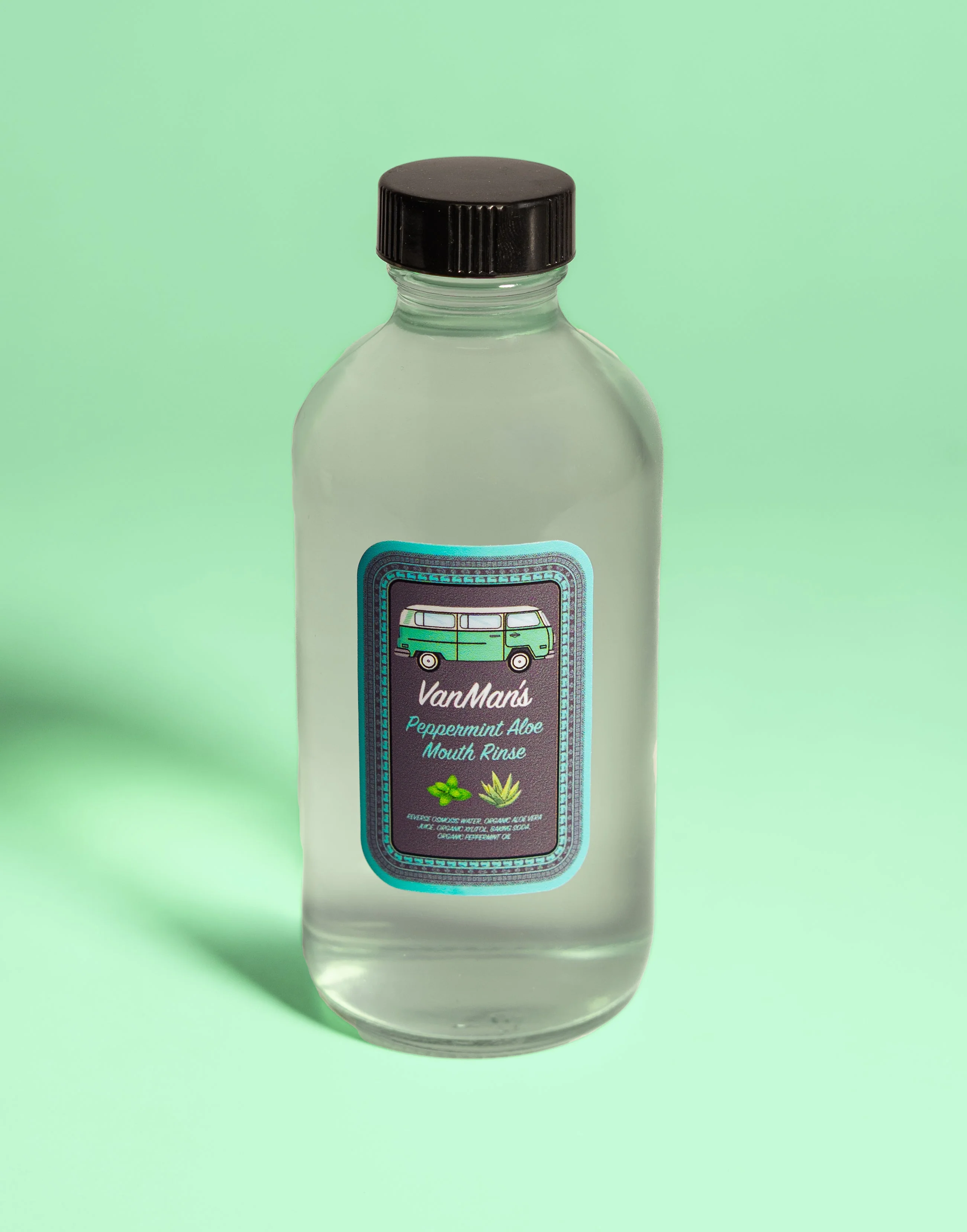 VanMan’s Peppermint Aloe Mouth Rinse – 8 oz