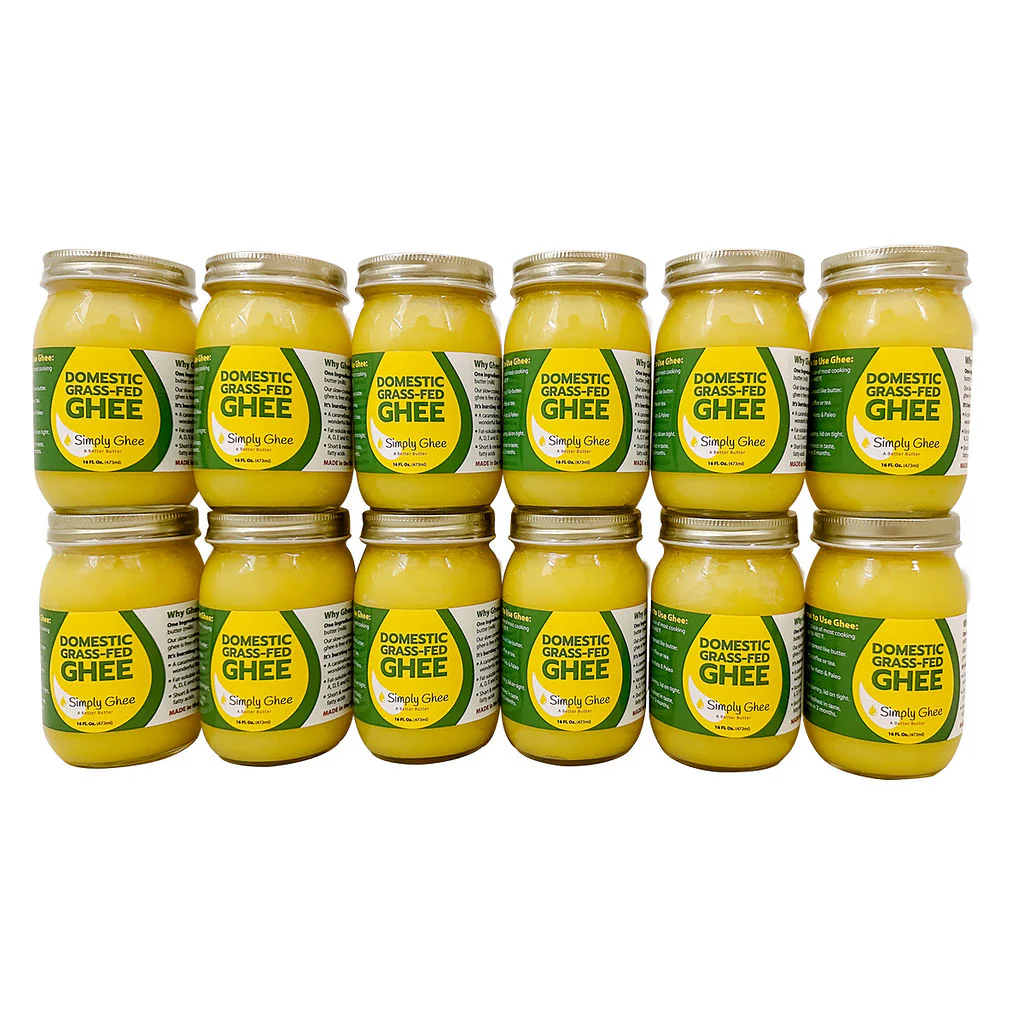Domestic Grassfed Ghee 16oz – Case of 12