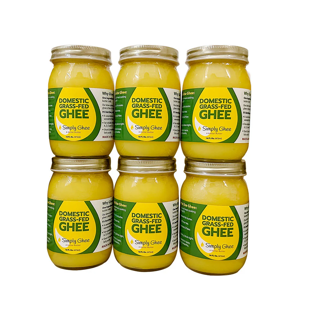 Domestic Grassfed Ghee 16oz – Half Case of 6
