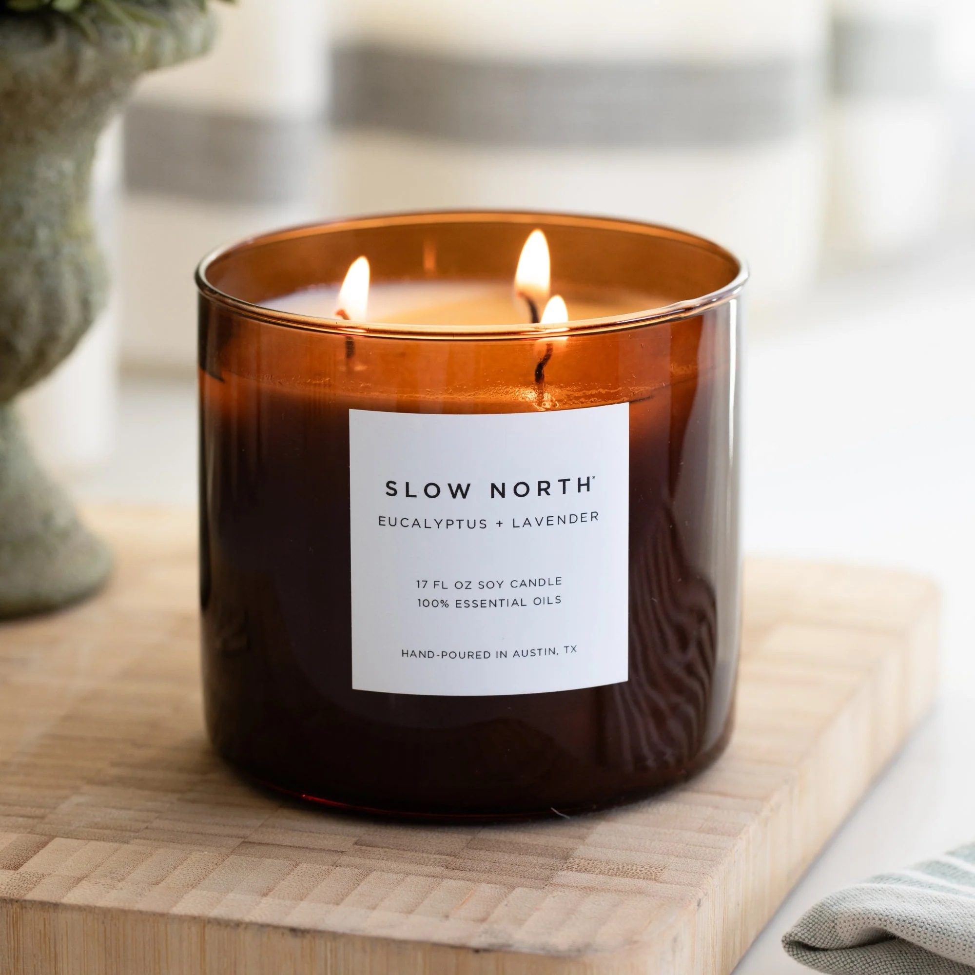 Eucalyptus + Lavender – Signature 3-Wick Candle