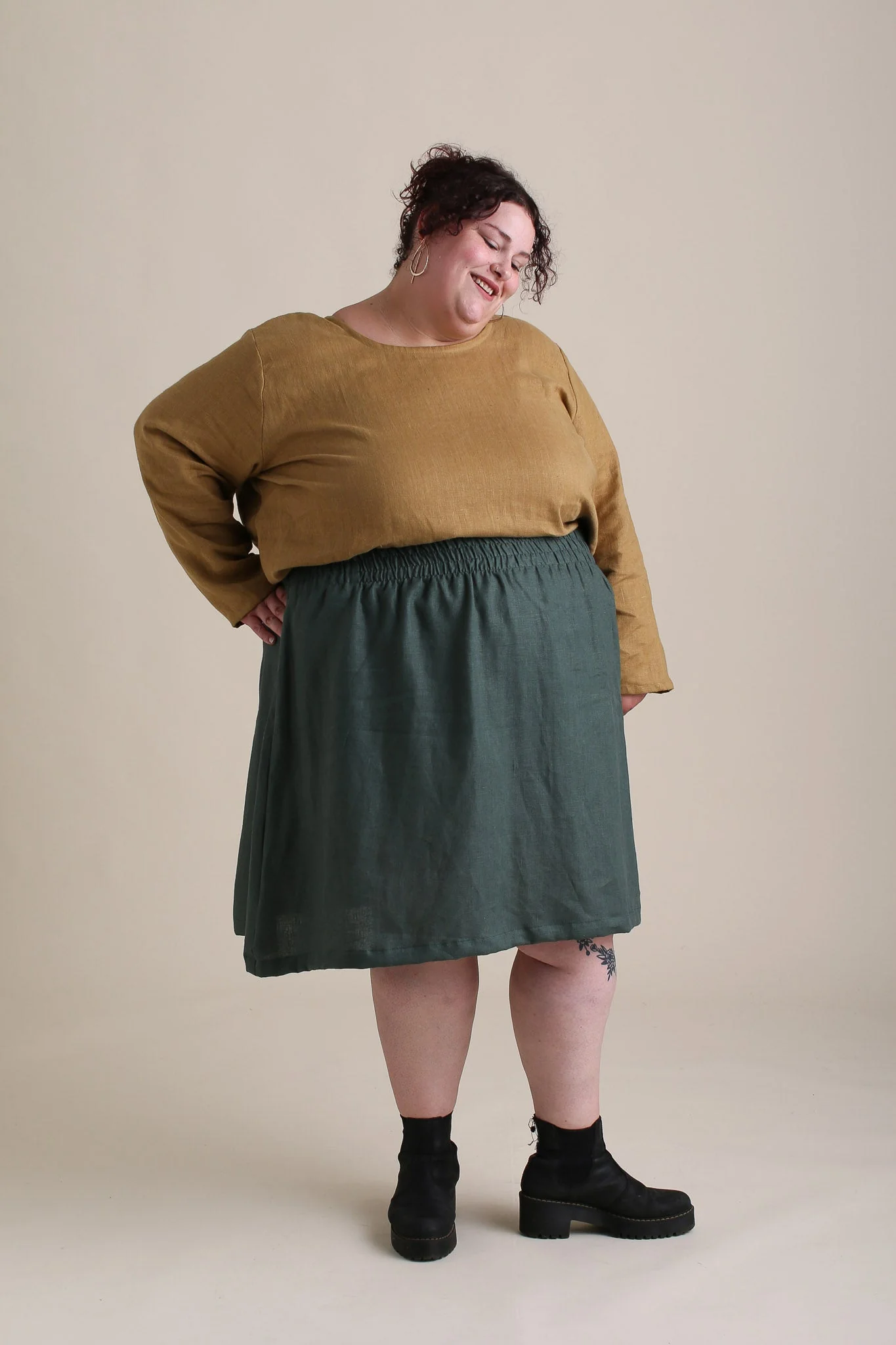 Afternoon Skirt (Updated) in Spruce