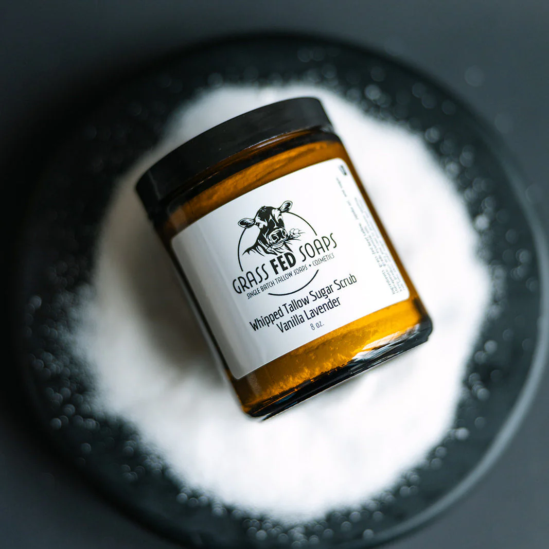 Whipped Tallow Sugar Scrub—8oz