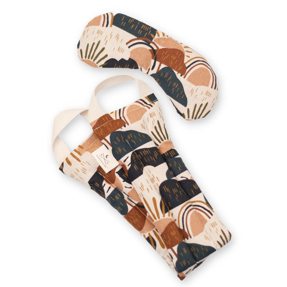 Eye Mask + Neck Wrap Bundle – Rainbow Hill