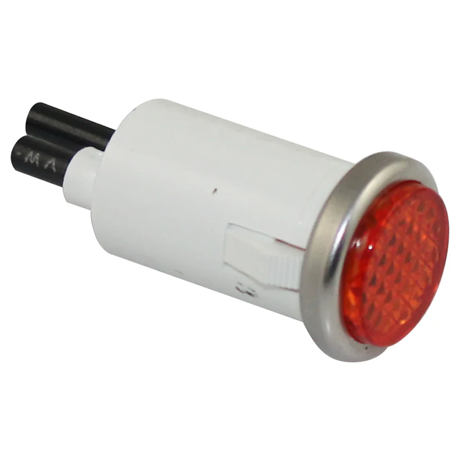 SUNS IL4E-24E-A-U6 LED 1/2″ Amber Indicator Light Raised 24V Solico Ideal 776311