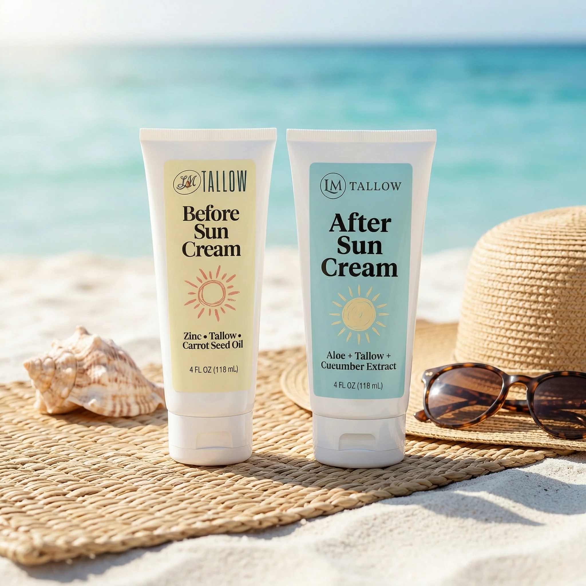 Tallow Sun Care Duo – Before & After Sun Cream