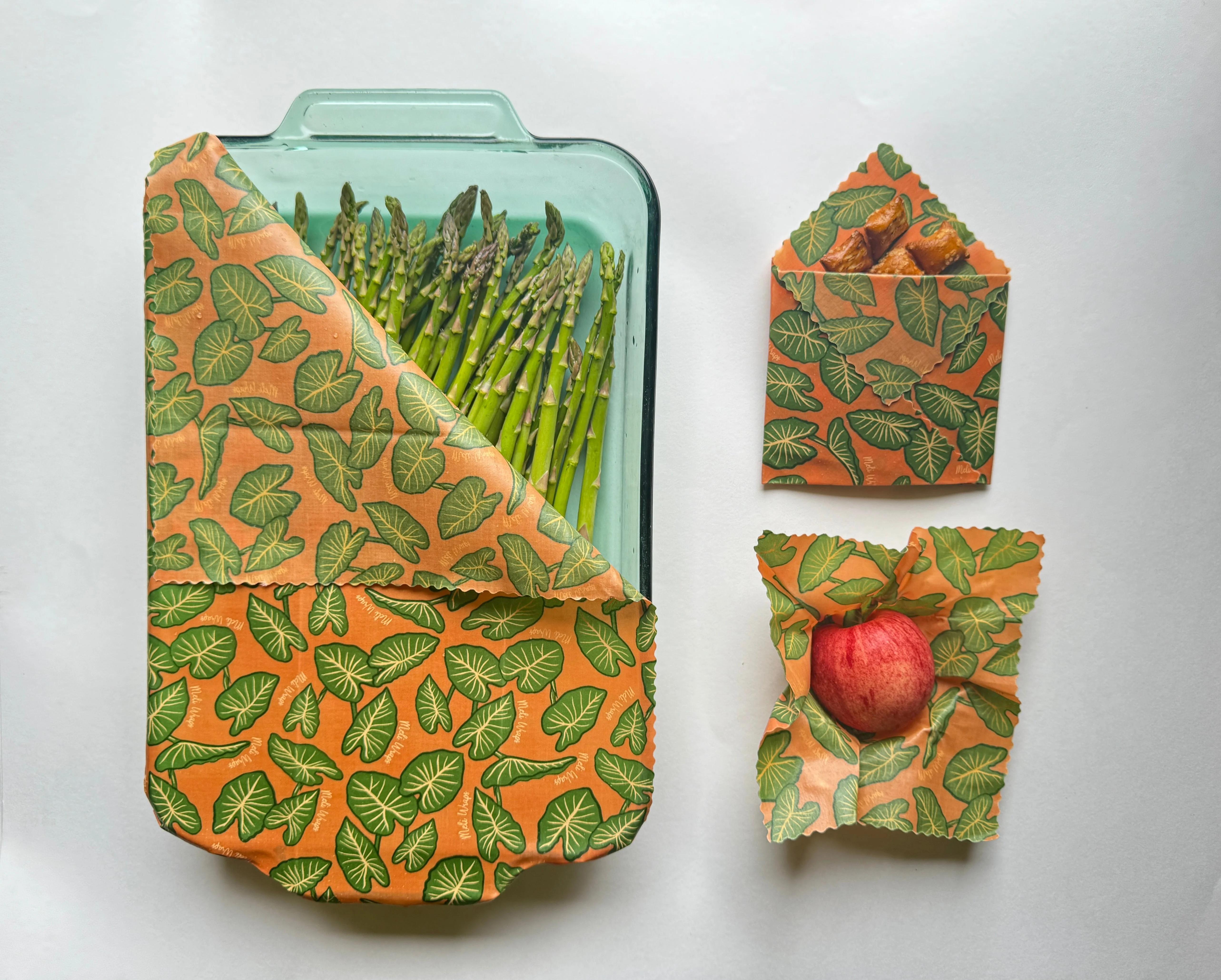 Beeswax Food Wrap – Kalo Print