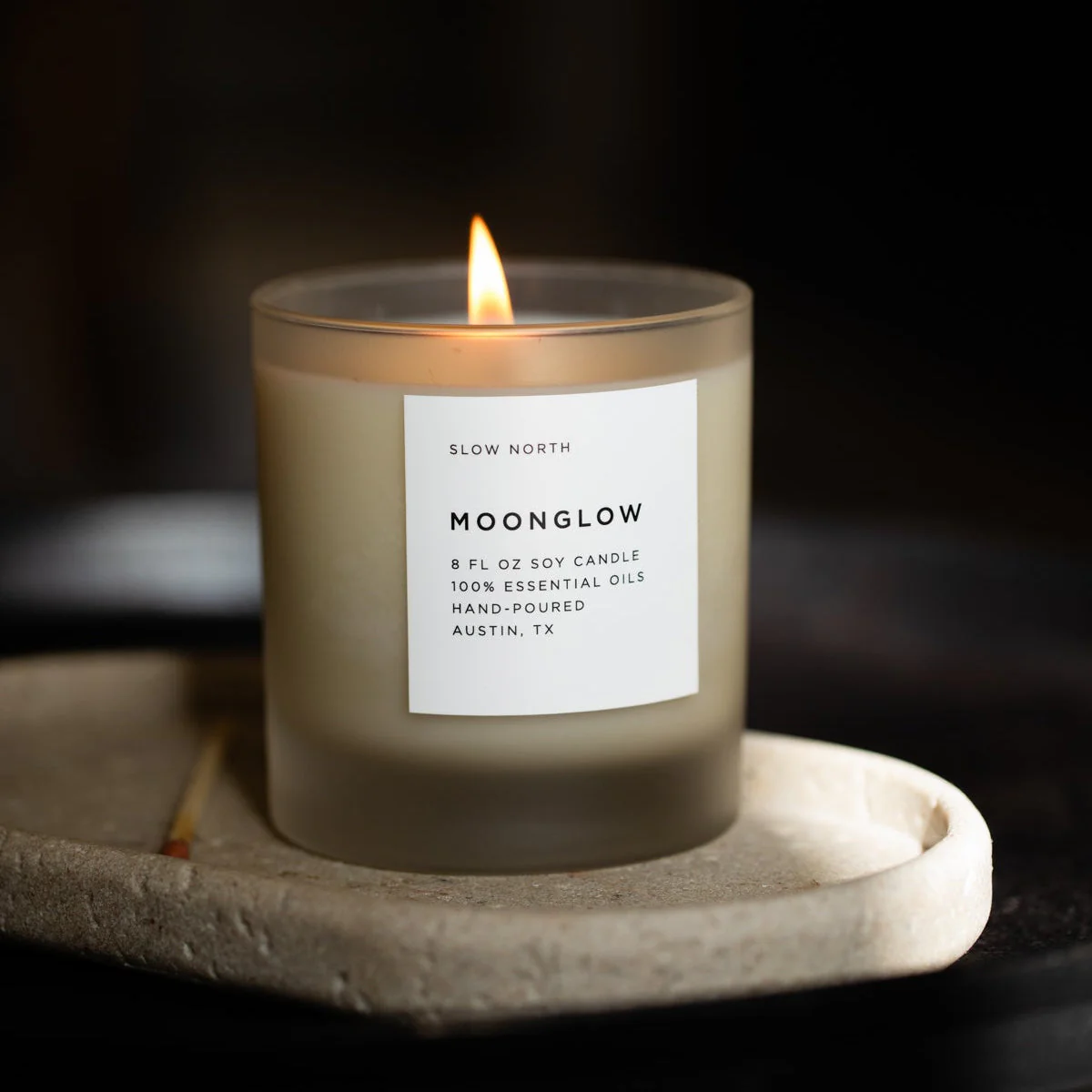 Moonglow – Signature Candle (Patchouli + Cinnamon + Black Pepper)