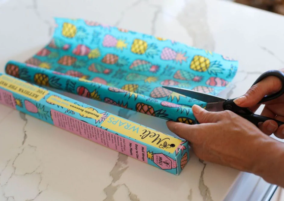 Beeswax Wrap Bulk Roll – Pineapple Print