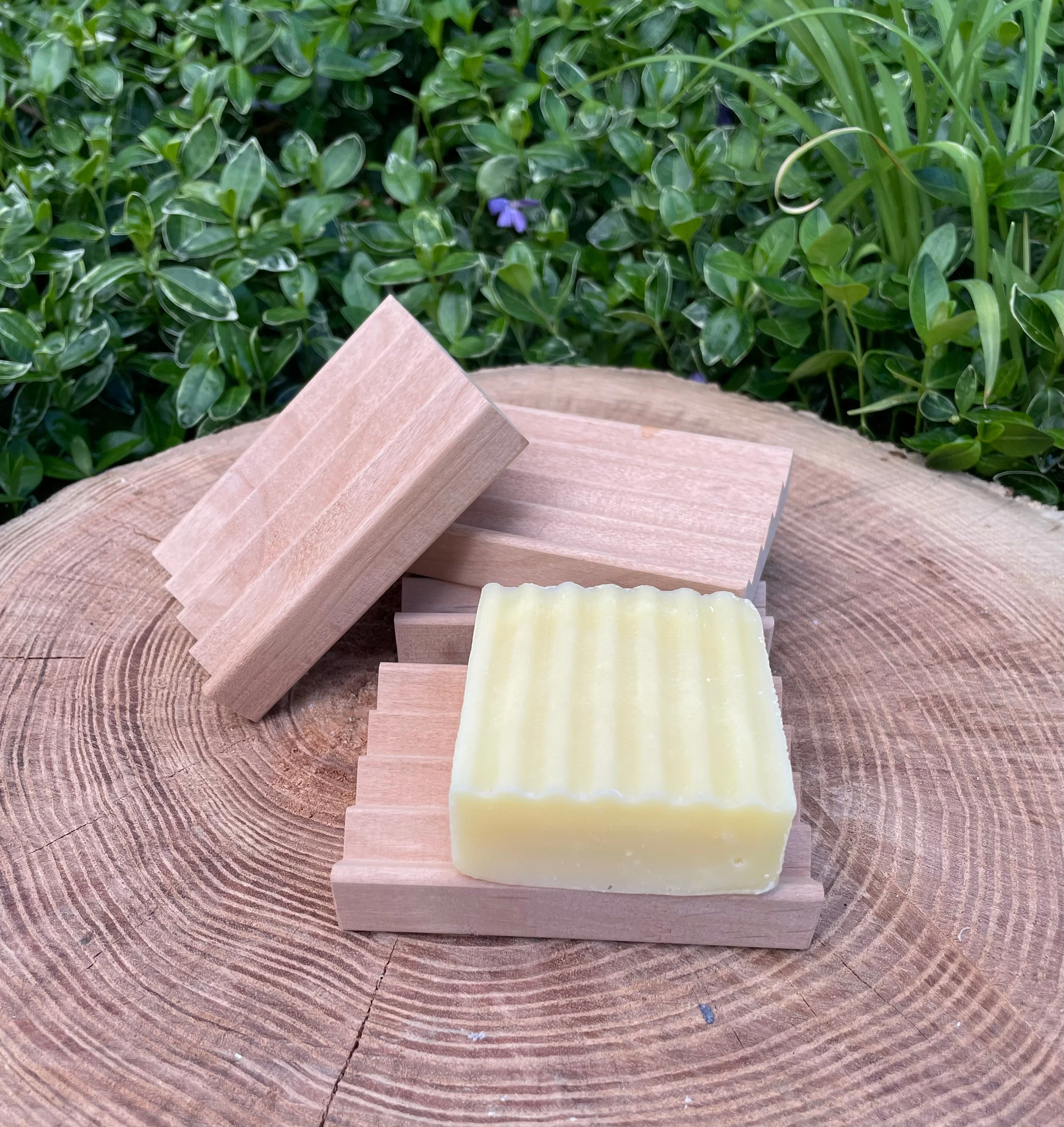 Natural Red Alder Wood Soap Dish