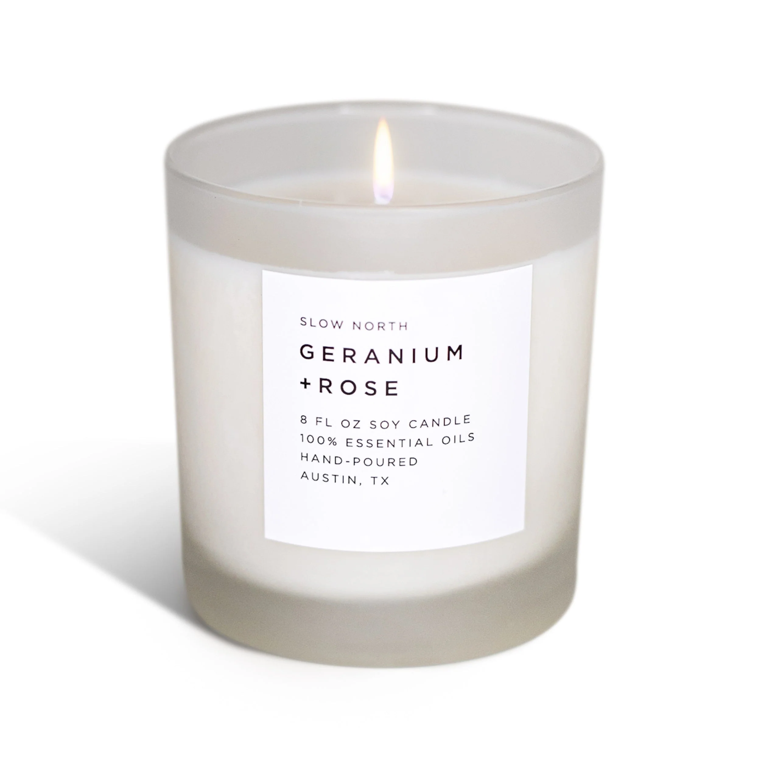 Geranium + Rose – Signature Candle