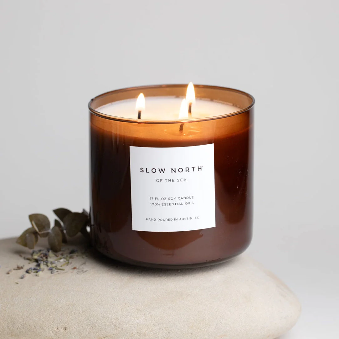 Of The Sea (Eucalyptus + Lavender + Peppermint) – Signature 3-Wick Candle