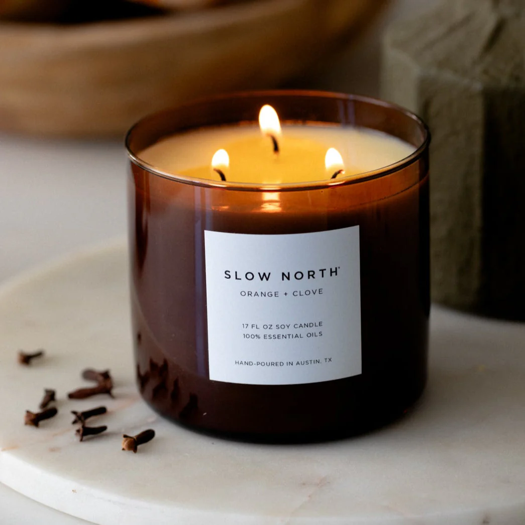 Orange + Clove – Signature 3-Wick Candle