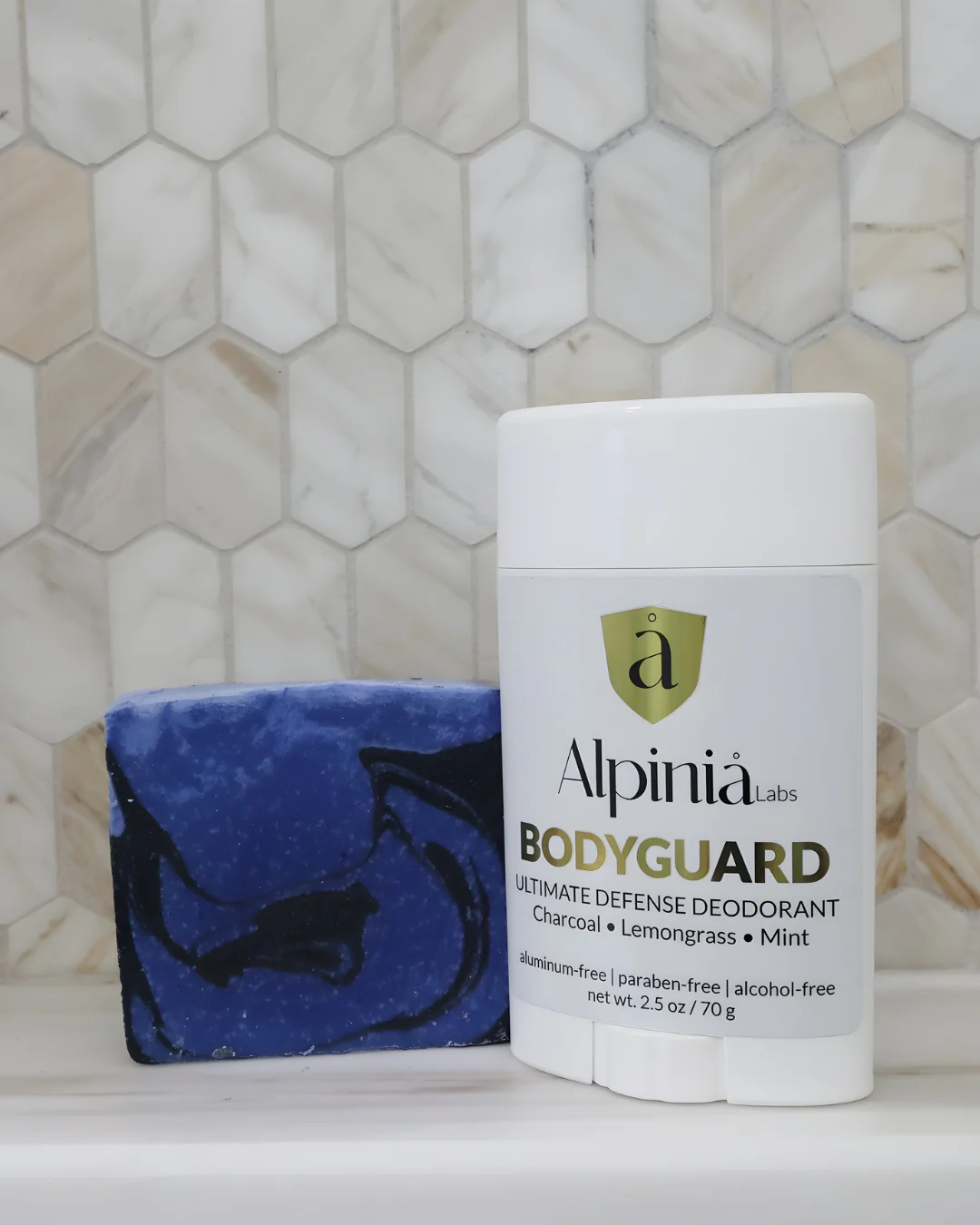 The Pit Kit: Natural Deodorant & Methylene Blue Body Guard Soap Bar Odor Eliminator