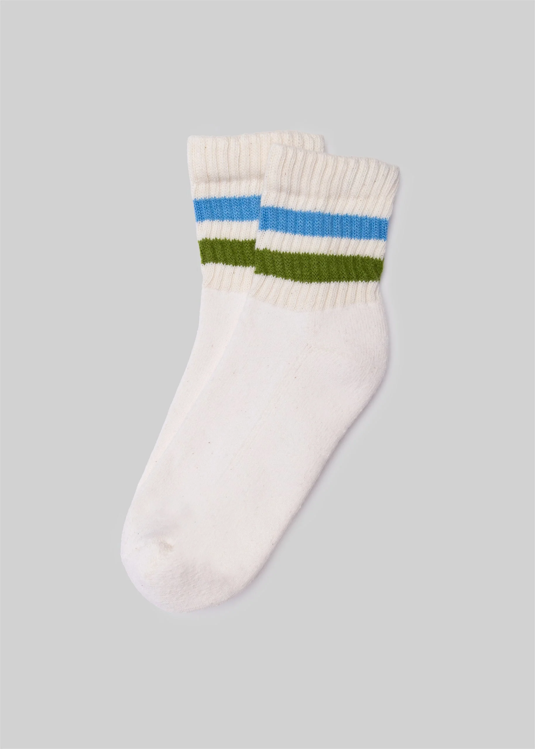 The Retro Stripe Quarter Crew