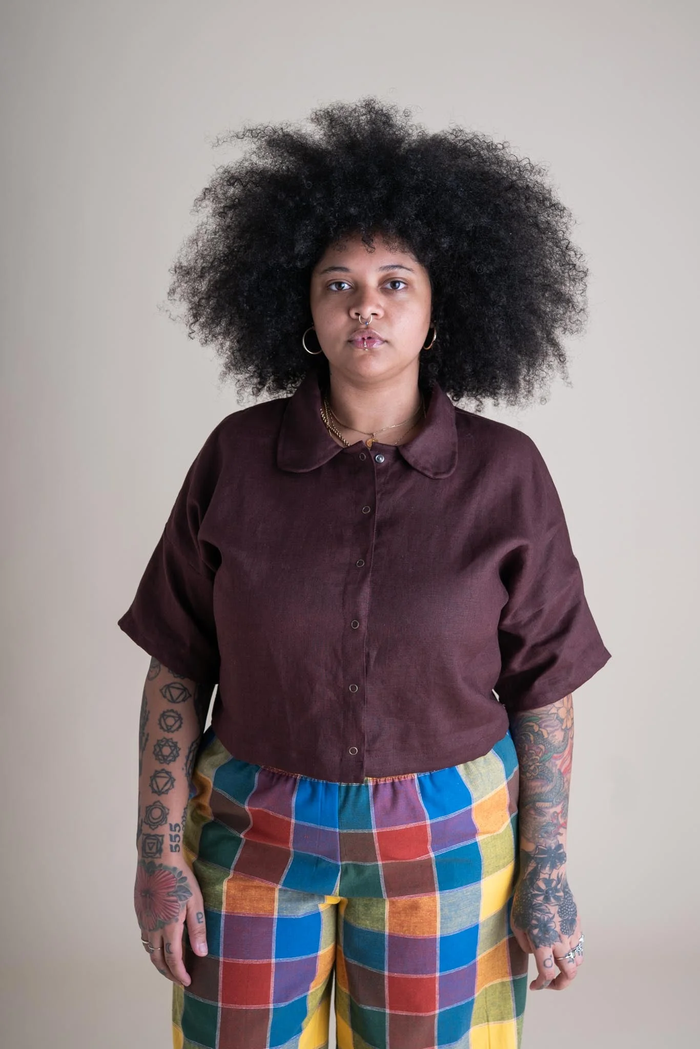 Ruthie Top in Mulberry
