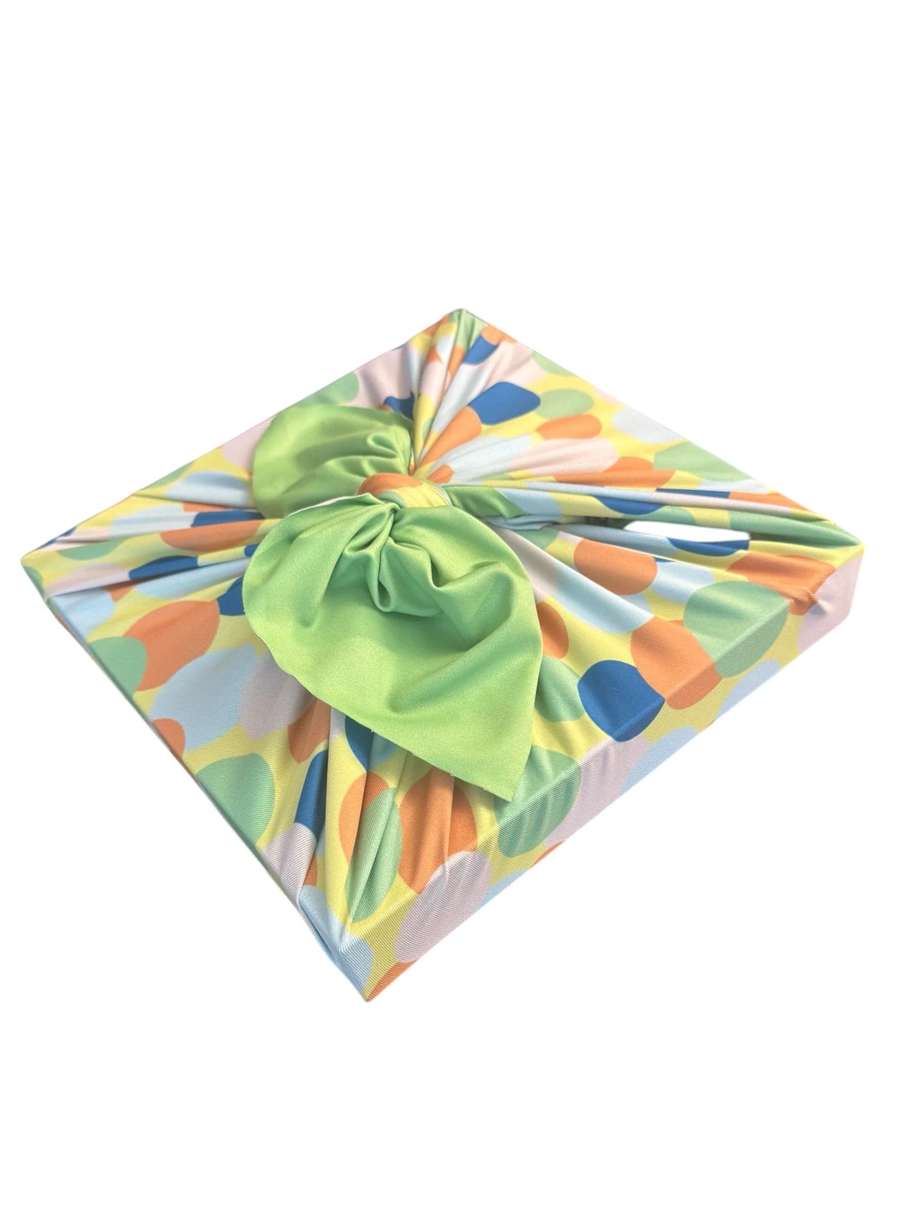 Large Reusable Cloth Furoshiki Gift Wrap | Polka Dots - Image 2