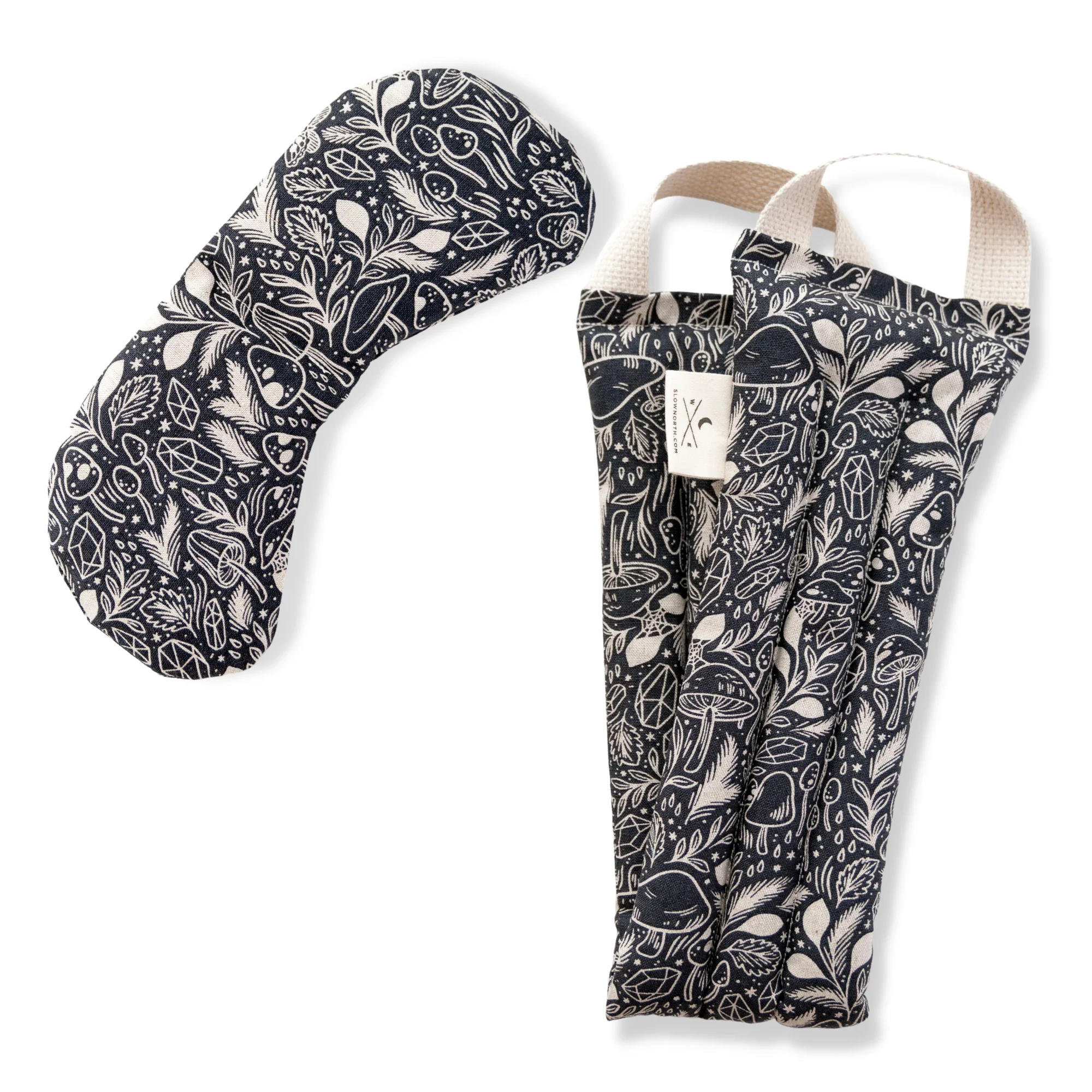 Eye Mask + Neck Wrap Bundle – Mystical Mushroom