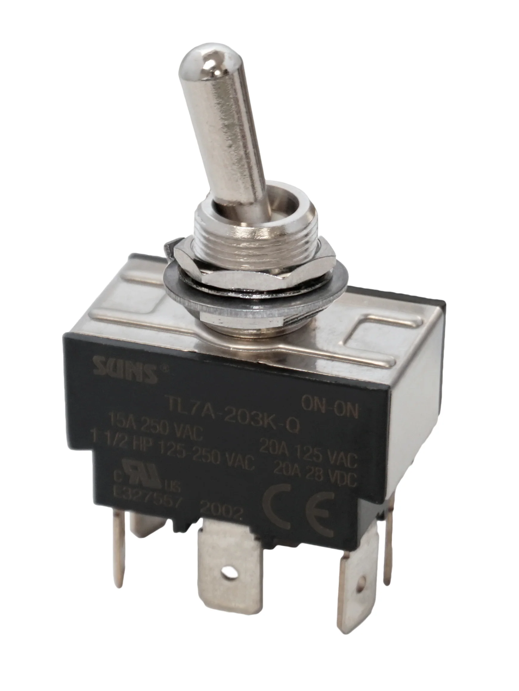 SUNS TL7A-203K-Q Toggle Switches 20A/125VAC 2GL51-78 2GL51-73 2GL731-78 2GL731-73 12TS95-3 XTD4C1A 7592K8 7565K7 7632K40