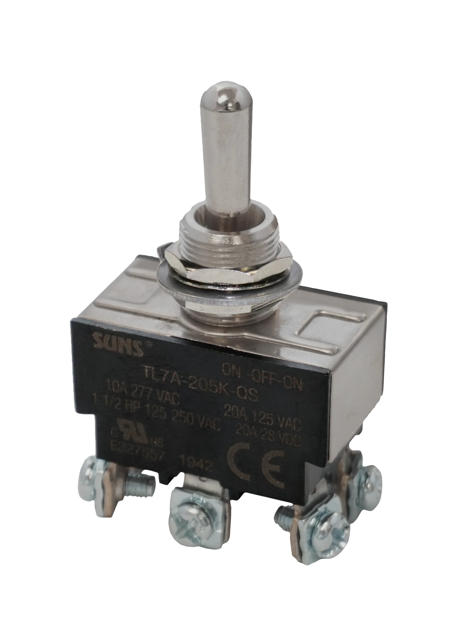 SUNS TL7A-205K-QS Toggle Switches 20A/125VAC 6GM5E-78 6GM5E-73 12TS15-5 XTD4G2A 7568K2
