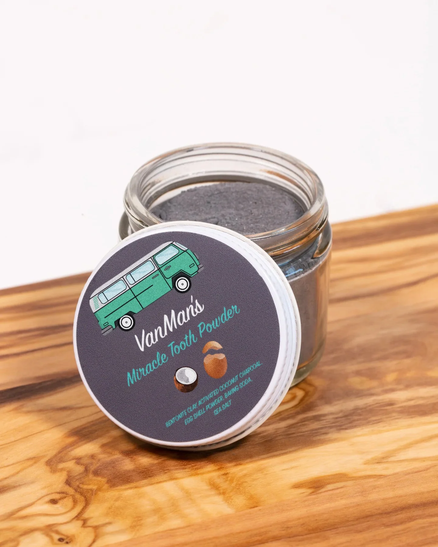 VanMan’s Miracle Tooth Powder – Original Eggshell 2 oz