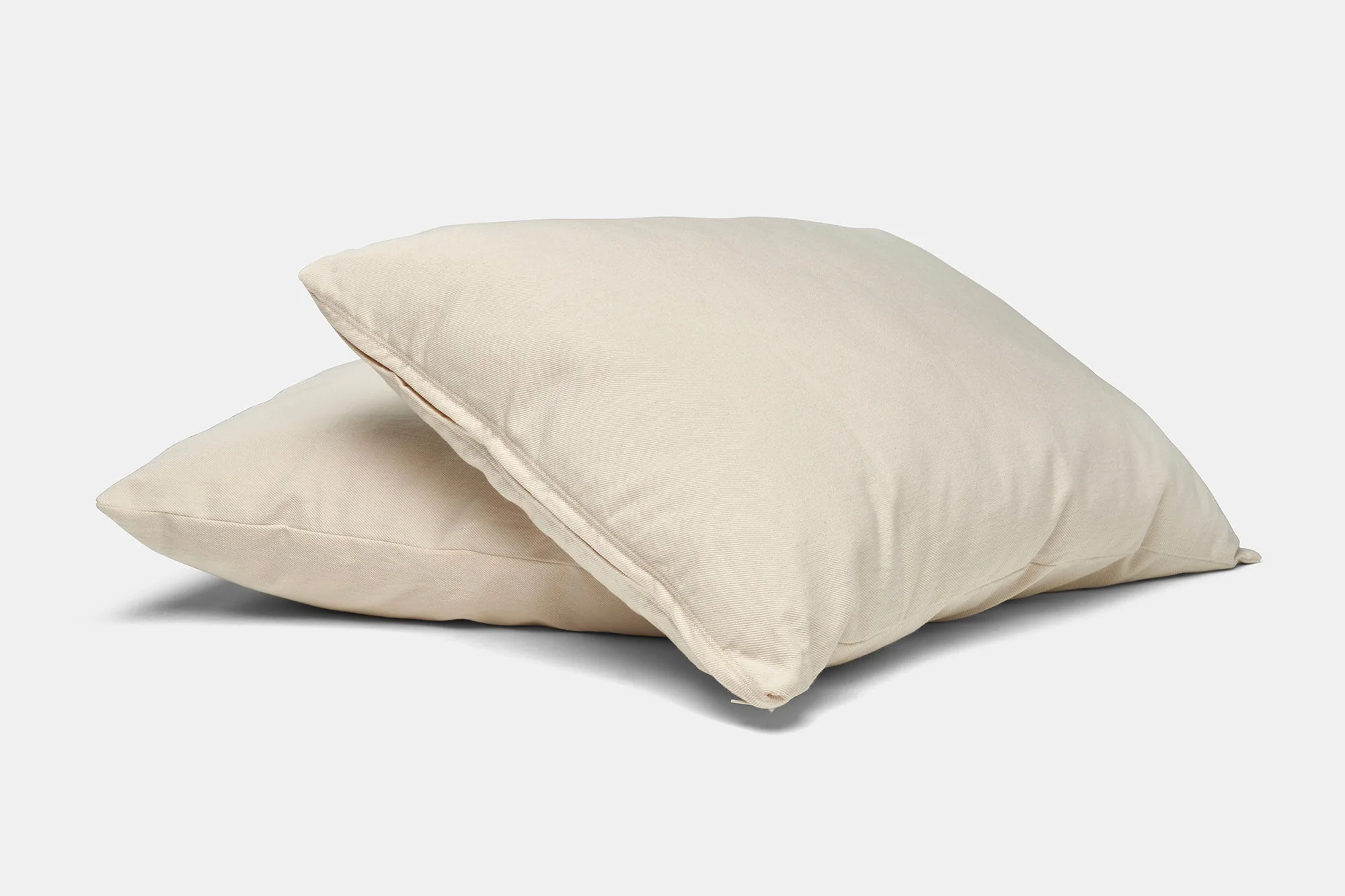 Natural Cotton Pillow With Wool Filling - Image 2