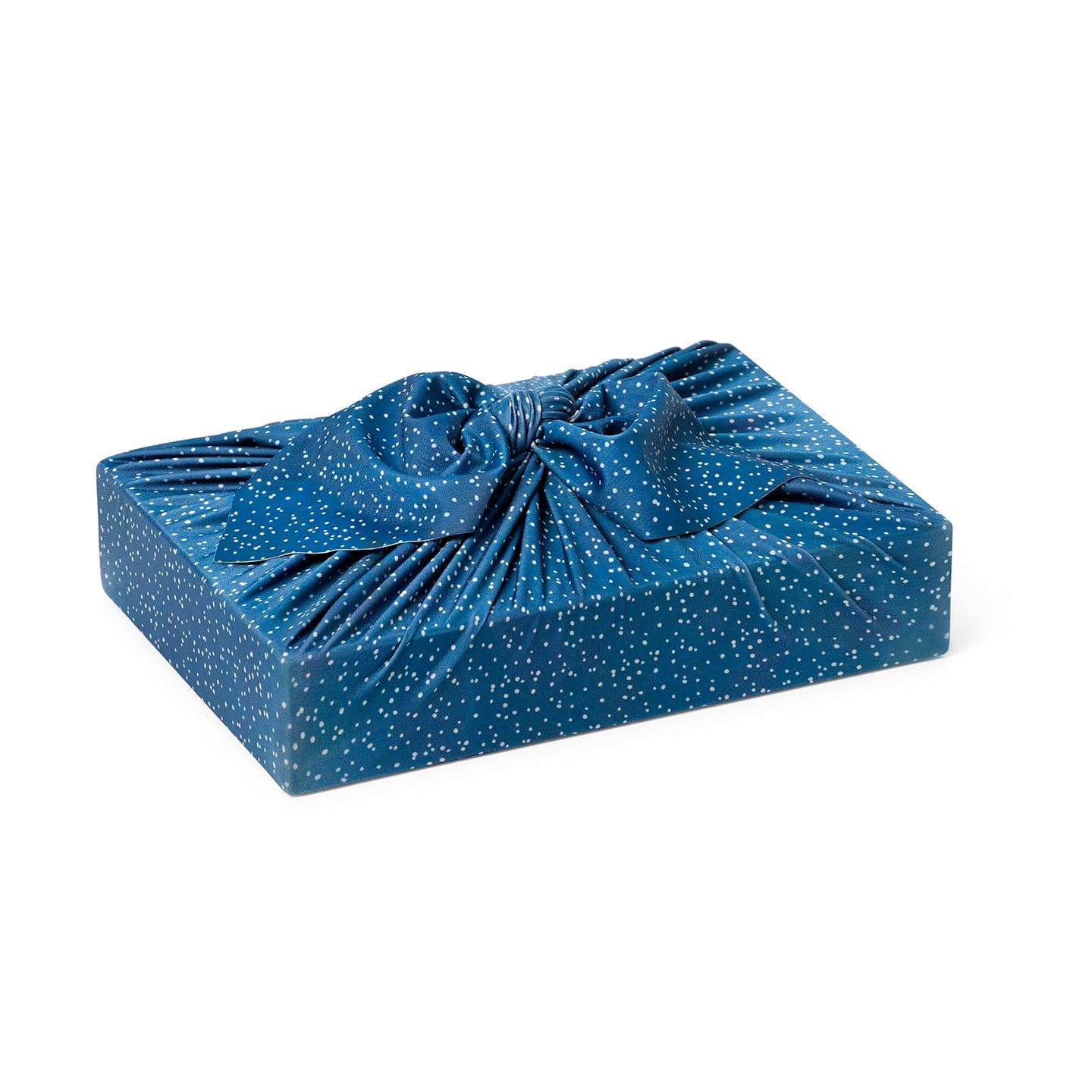 Large Reusable Cloth Furoshiki Gift Wrap | Holiday Shapes & Snow - Image 2