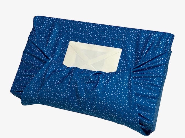 Extra Large Reusable Cloth Furoshiki Gift Wrap | Holiday Shapes & Snow - Image 3