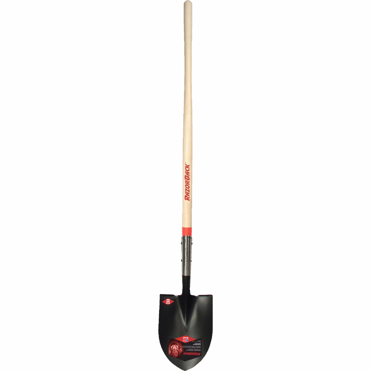 Razor-Back 48 In. Wood Handle Round Point Shovel