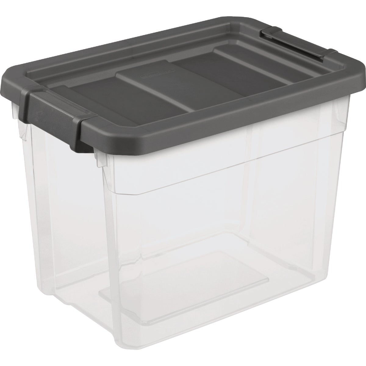 Sterilite 30 Qt./28L Flat Gray Stacker Storage Tote