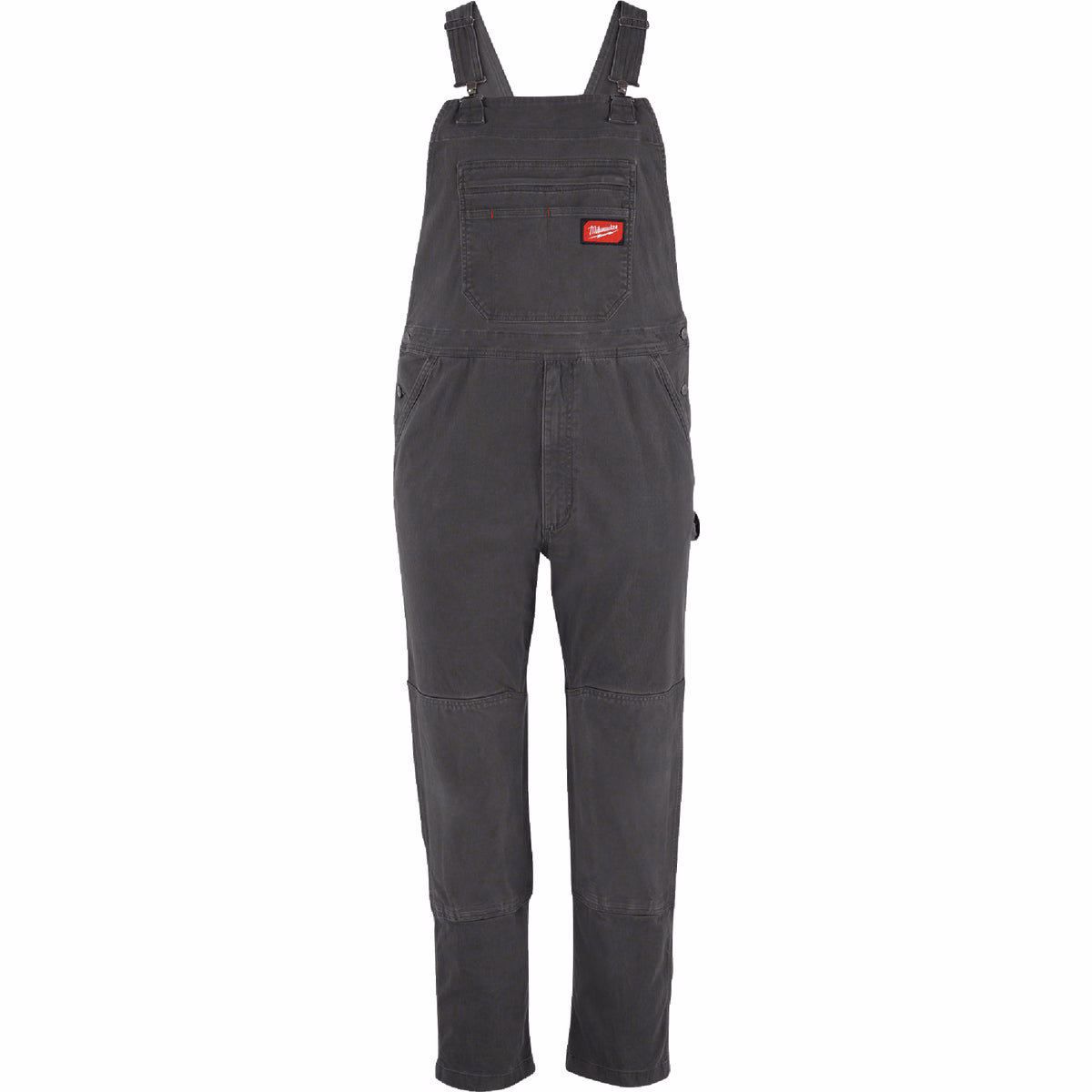 Milwaukee FREEFLEX Men's 38×30 Gray Unlined Bib Overalls
