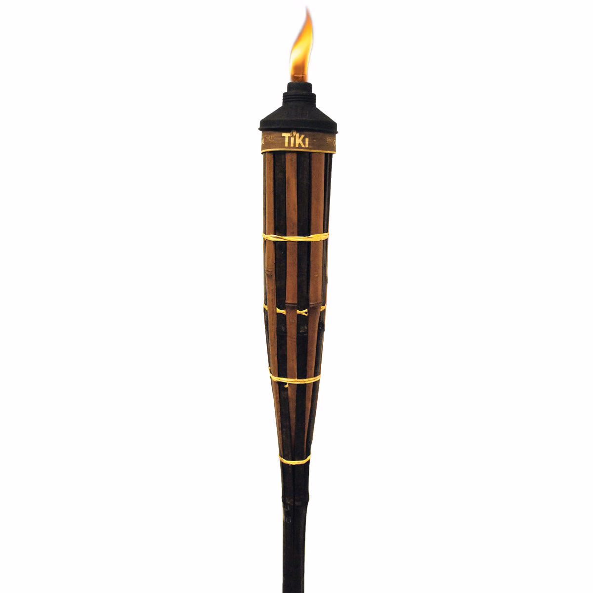 Tiki Royal Polynesian 5 Ft. Brown Bamboo Patio Torch