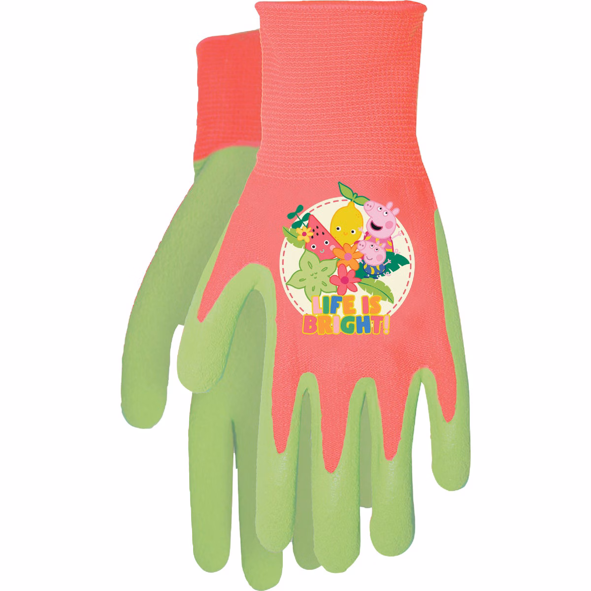 Midwest Gloves & Gear Peppa Pig Toddler Latex Gripper Gloves