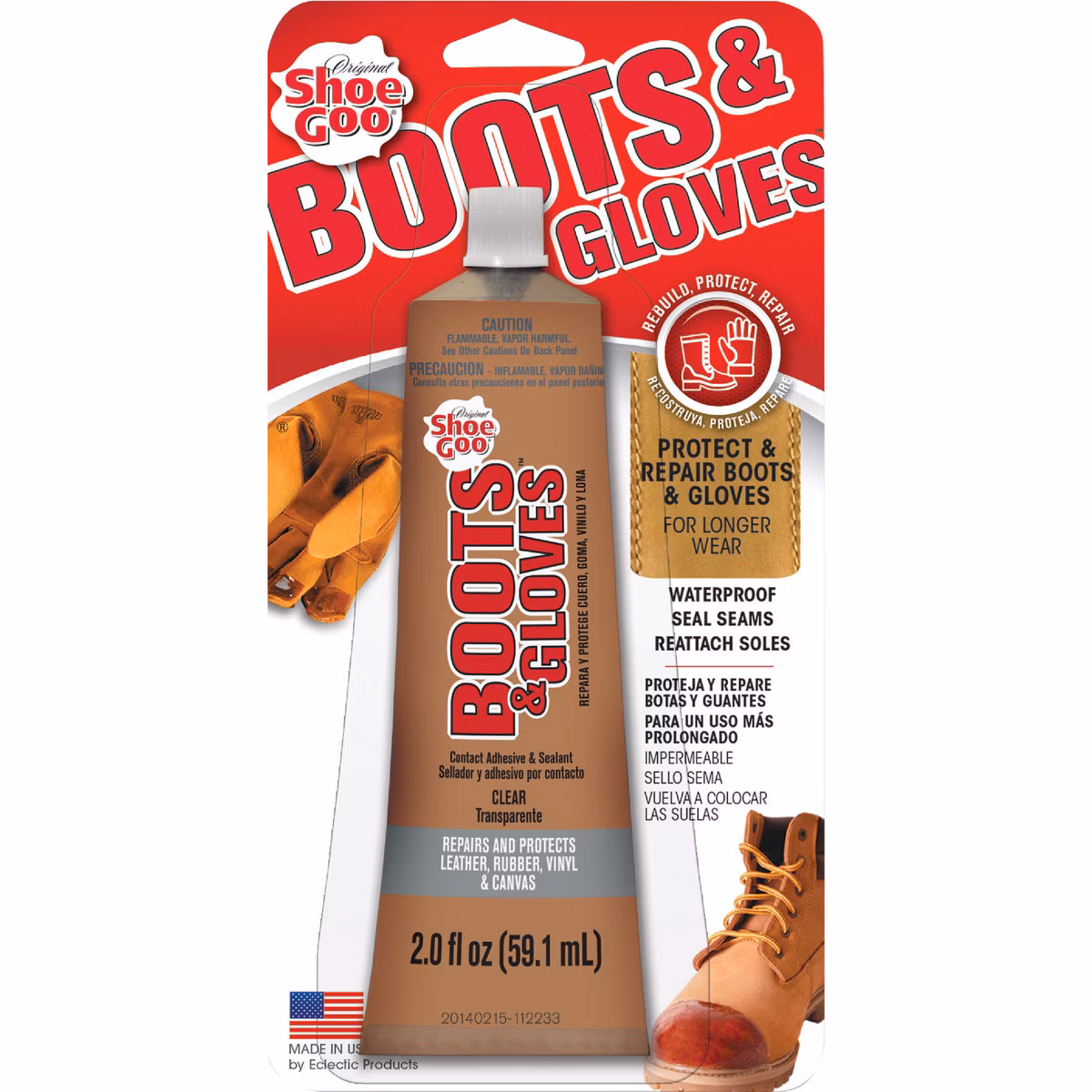 Shoe Goo 2 Oz. Boots & Gloves Multi-Purpose Adhesive