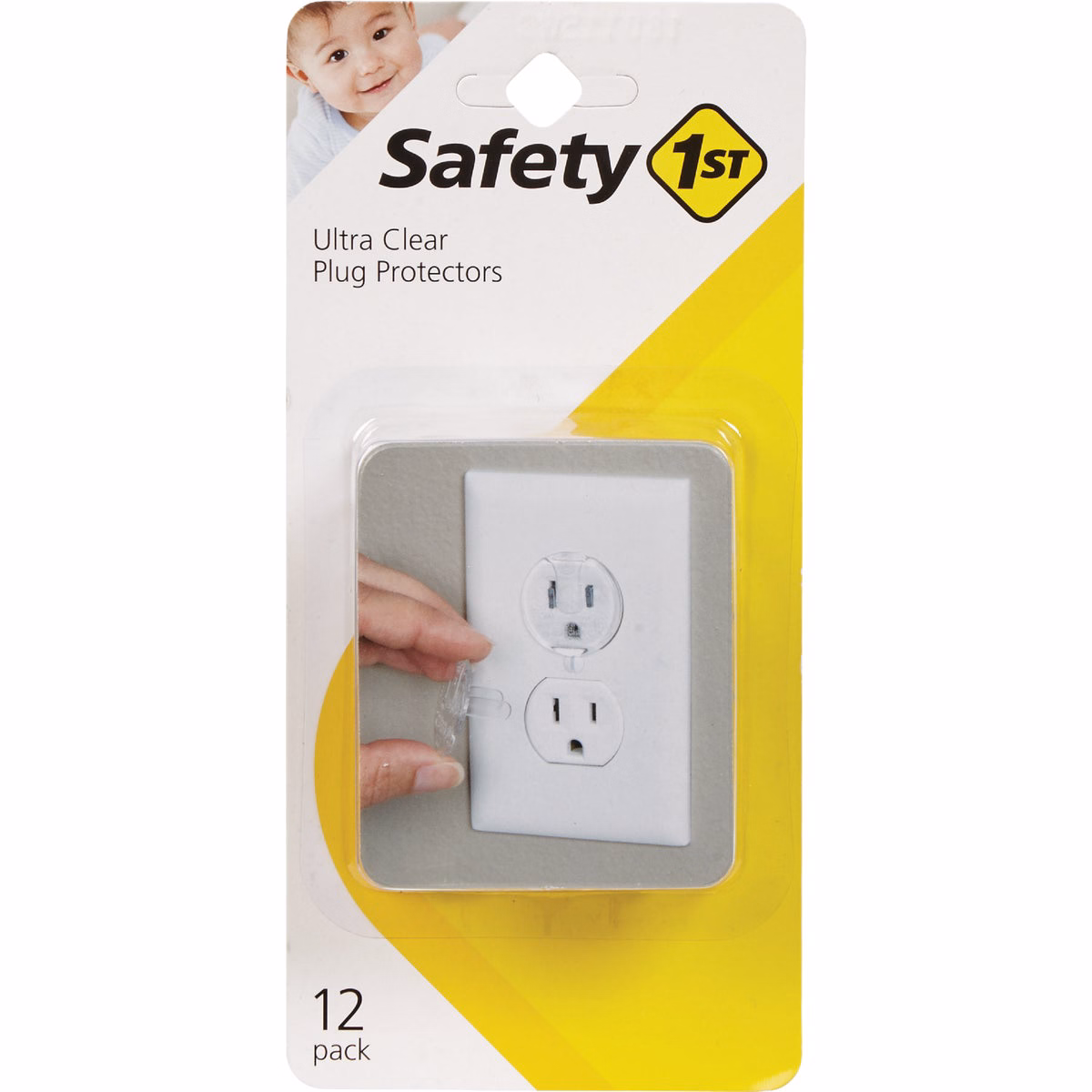 Safety 1st Ultra Clear Outlet Plugs (12-Pack)