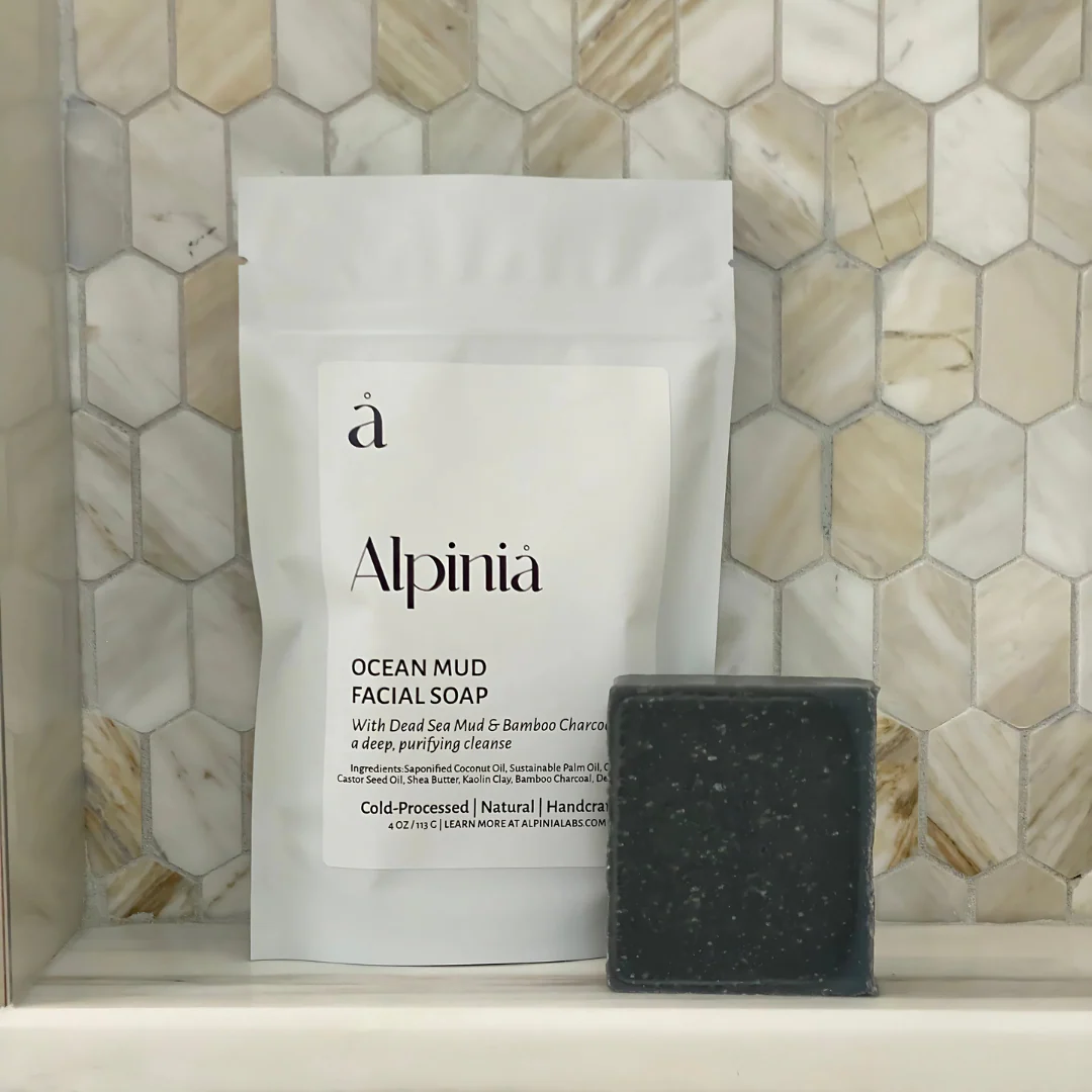 Ocean Mud + Activated Charcoal Facial Soap Bar