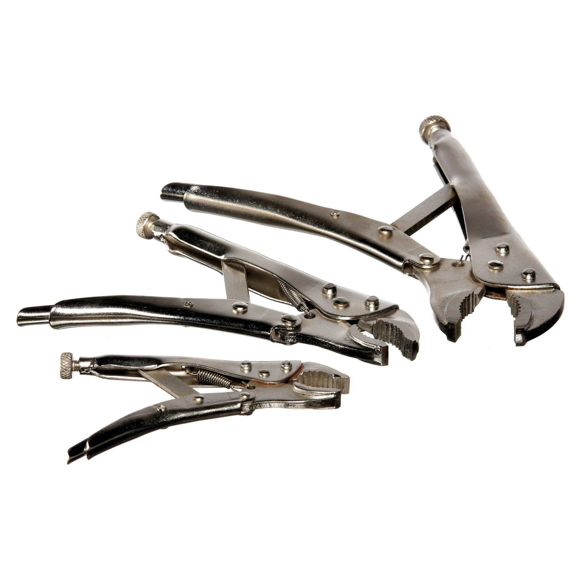 3 Piece Locking Grip Plier Set