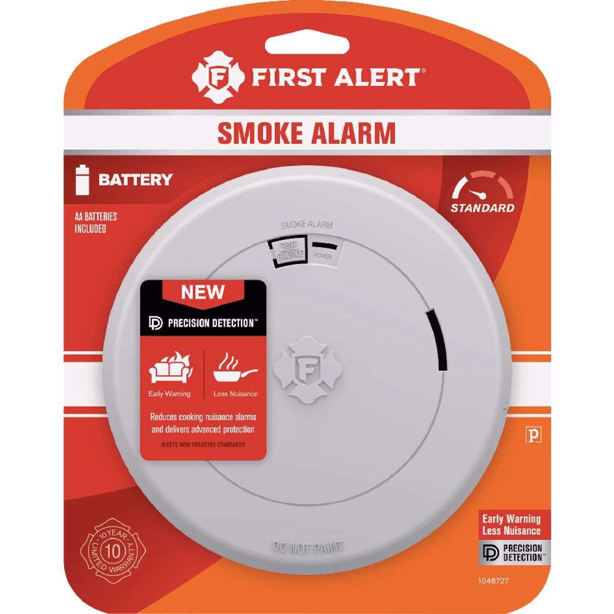First Alert SM200 Battery Powered Photoelectric Smoke Alarm